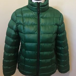 NWOT Green Puffer Jacket
